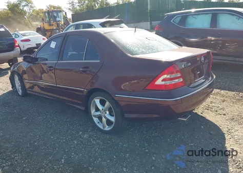 2006 Mercedes-Benz C 230 Sport из США, поврежденный, VIN WDBRF52H46F789117
